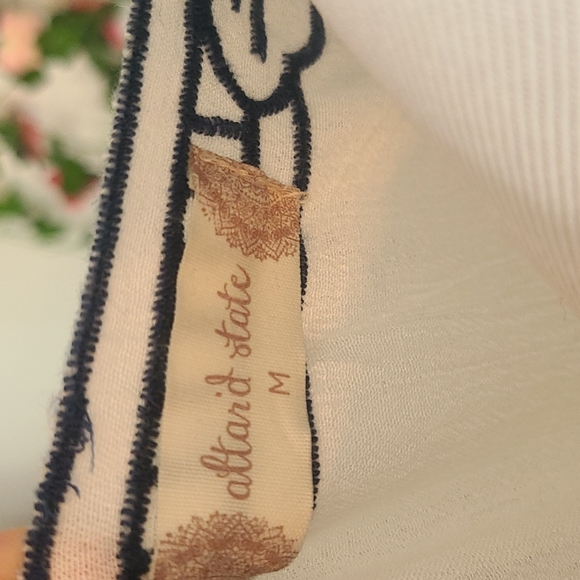 Altar'd state mini dress,medium, blue & white - Picture 7 of 8